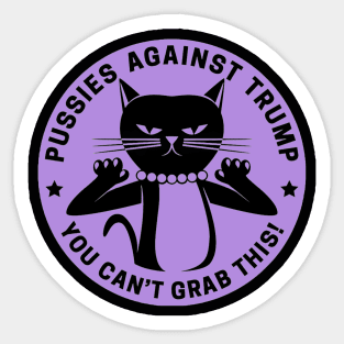 Pussies Against Trump -Lavender Sticker